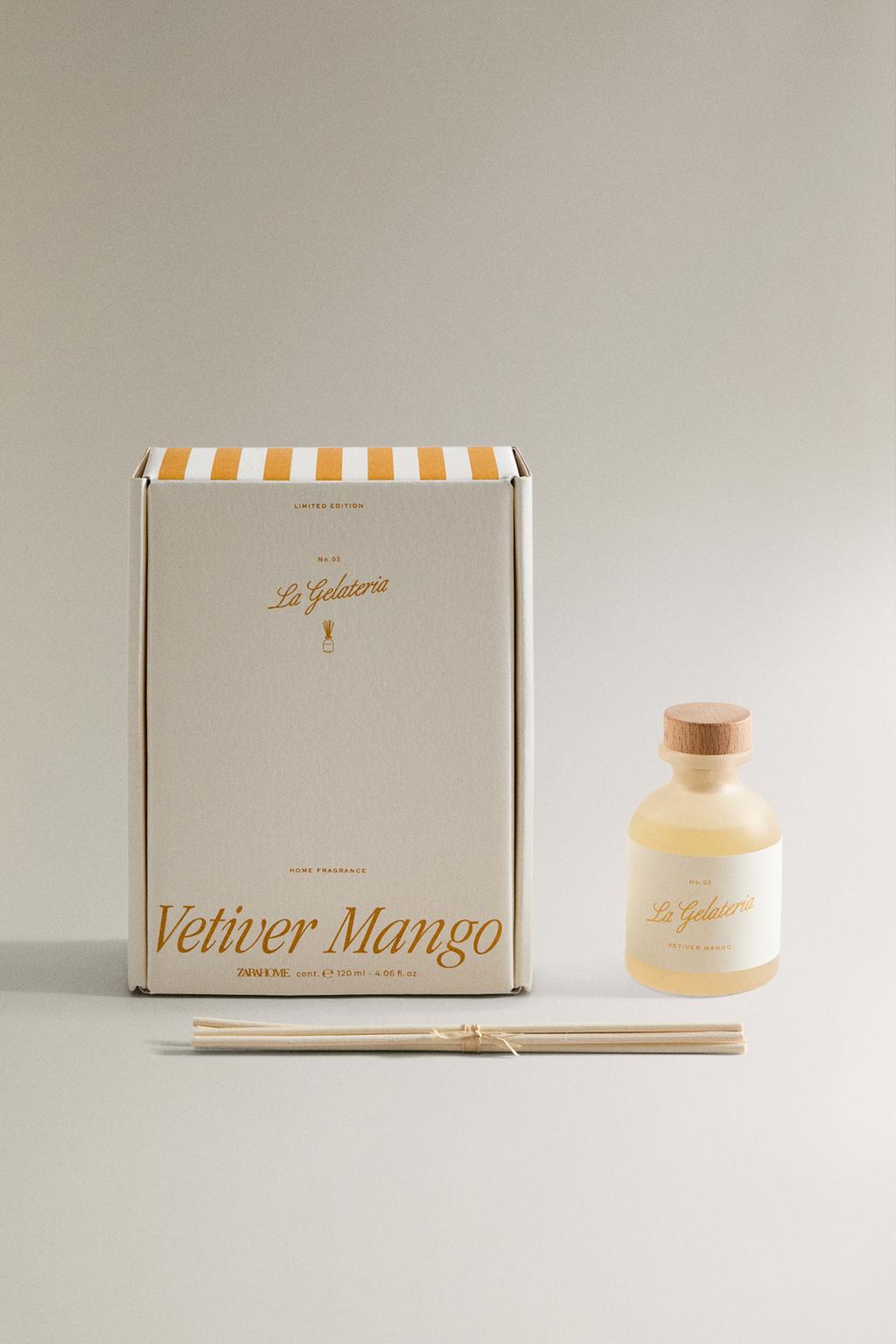 Диффузор с палочками vetiver mango (120 мл)