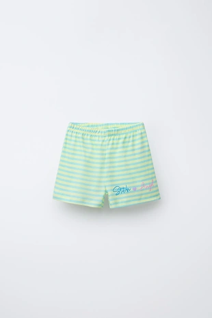 2-6 лет/ пижама, футболка и шорты-бермуды в полоску STITCH & ANGEL © DISNEY- Заказать в России