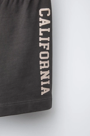 Текстовые шорты-джоггеры- Заказать в России