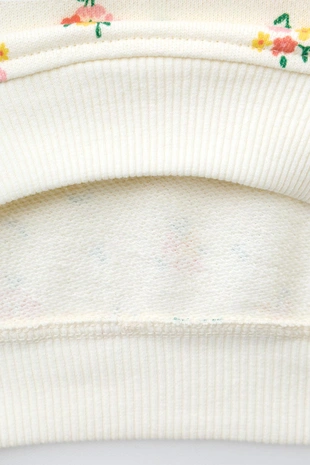 Комплект из толстовки и леггинсов клеш в рубчик с принтом- Заказать в России