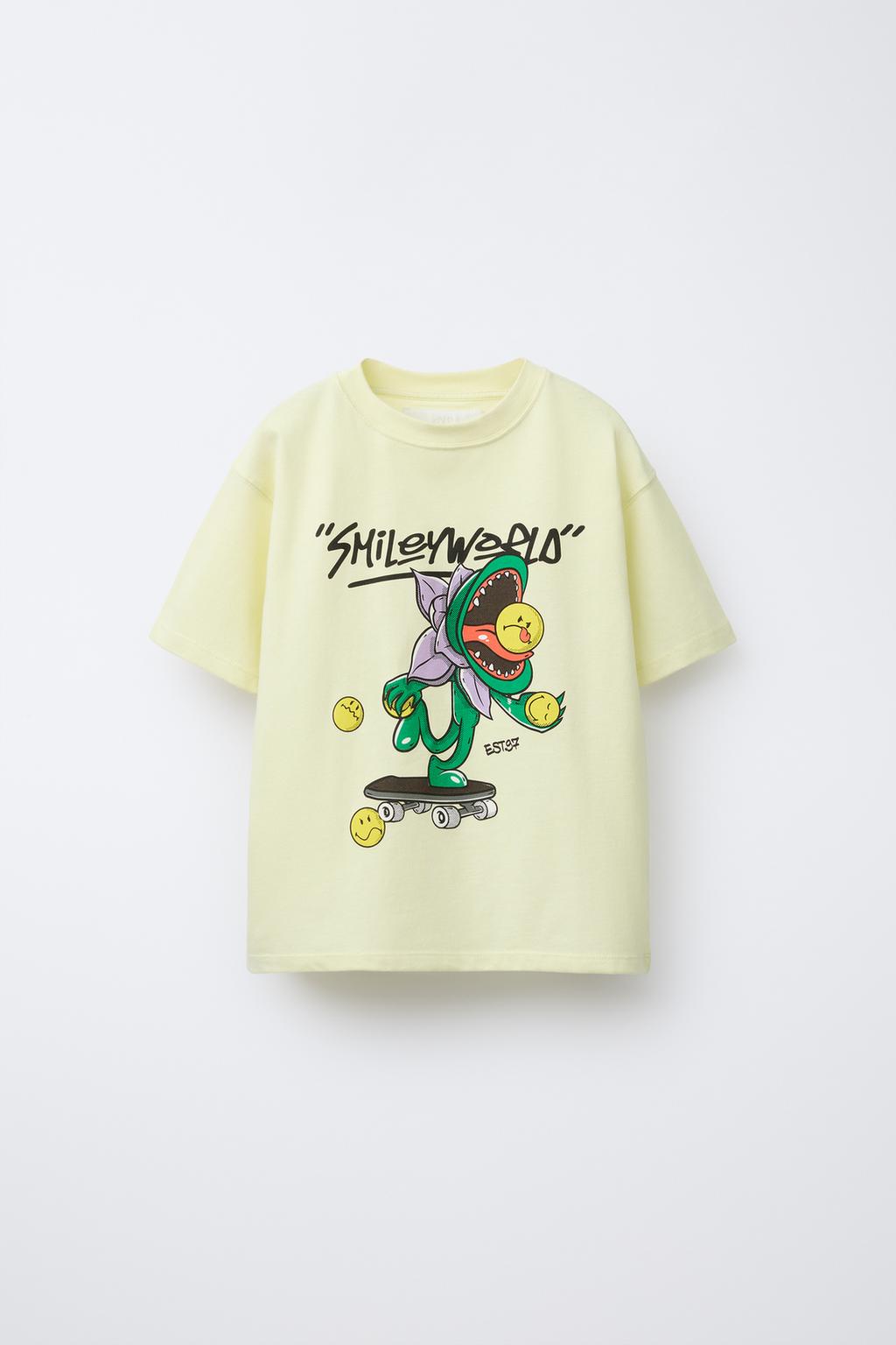ФУТБОЛКА С ПРИНТОМ SMILEYWORLD ®