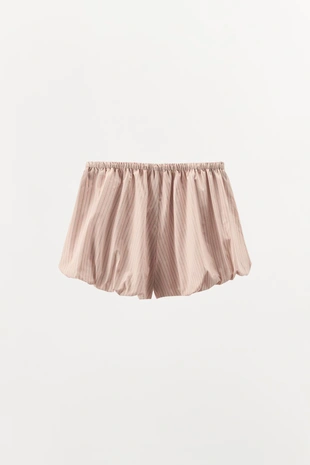 Полосатые шорты-кюлоты- Заказать в России