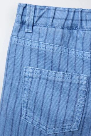 Твиловые бермуды в полоску- Заказать в России