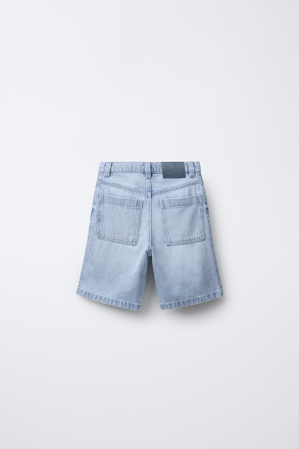 ДЖИНСОВЫЕ БЕРМУДЫ RELAXED BAGGY