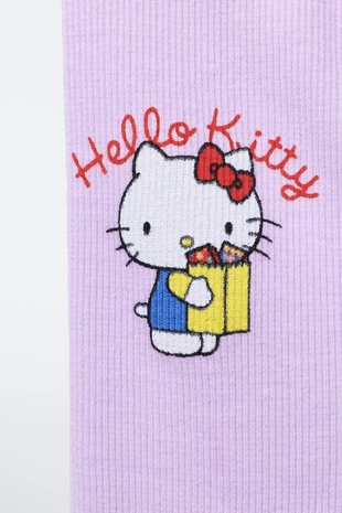 Легинсы в рубчик велосипедные HELLO KITTY © SANRIO- Заказать в России