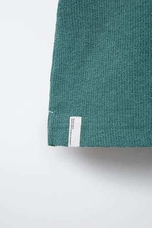 Рубашка боулинг в стиле рустик с эффектом полотенца- Заказать в России