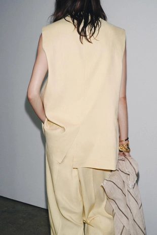 Двубортный жилет оверсайз — ZW COLLECTION- Заказать в России