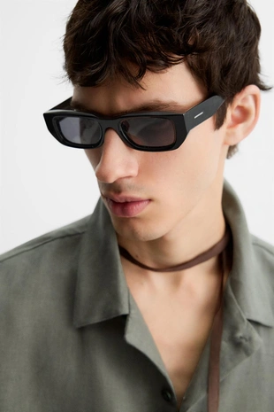 Рубашка из 100% льна- Заказать в России