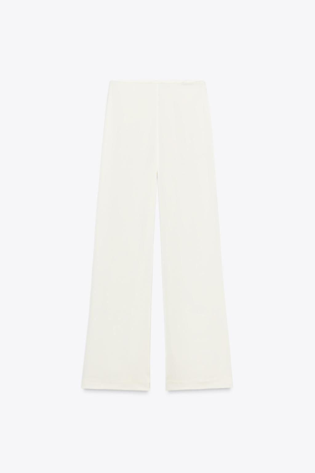 АТЛАСНЫЕ БРЮКИ С ВЫСОКОЙ ПОСАДКОЙ