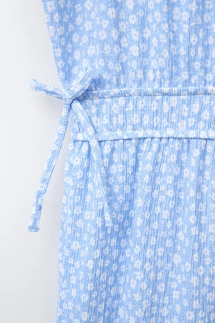 Длинный комбинезон с текстурным принтом