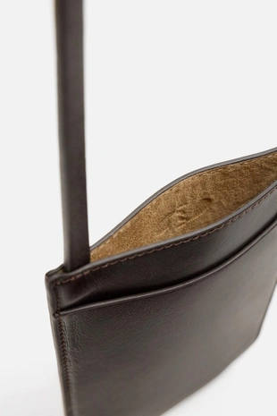 Кожаная сумка через плечо- Заказать в России