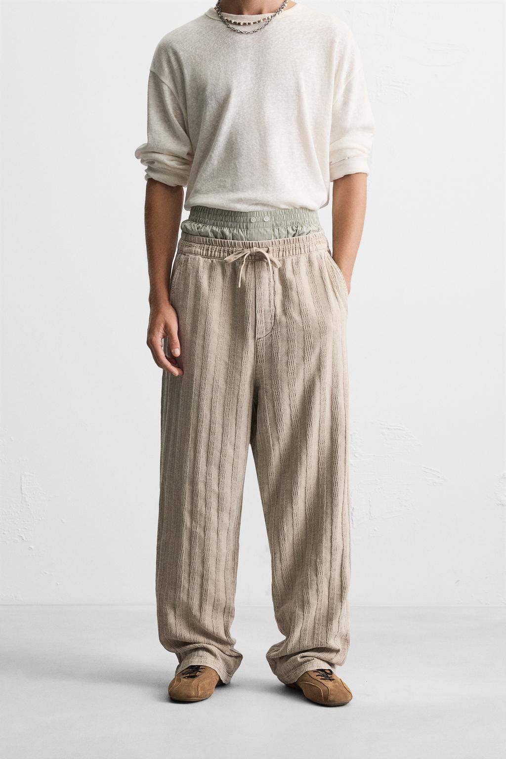 ЖАККАРДОВЫЕ БРЮКИ RELAXED FIT