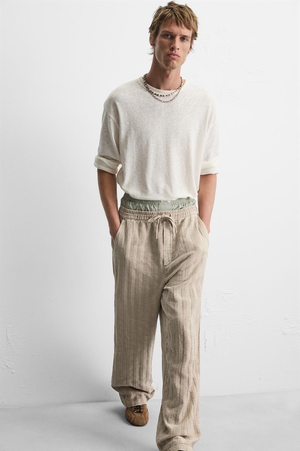 ЖАККАРДОВЫЕ БРЮКИ RELAXED FIT