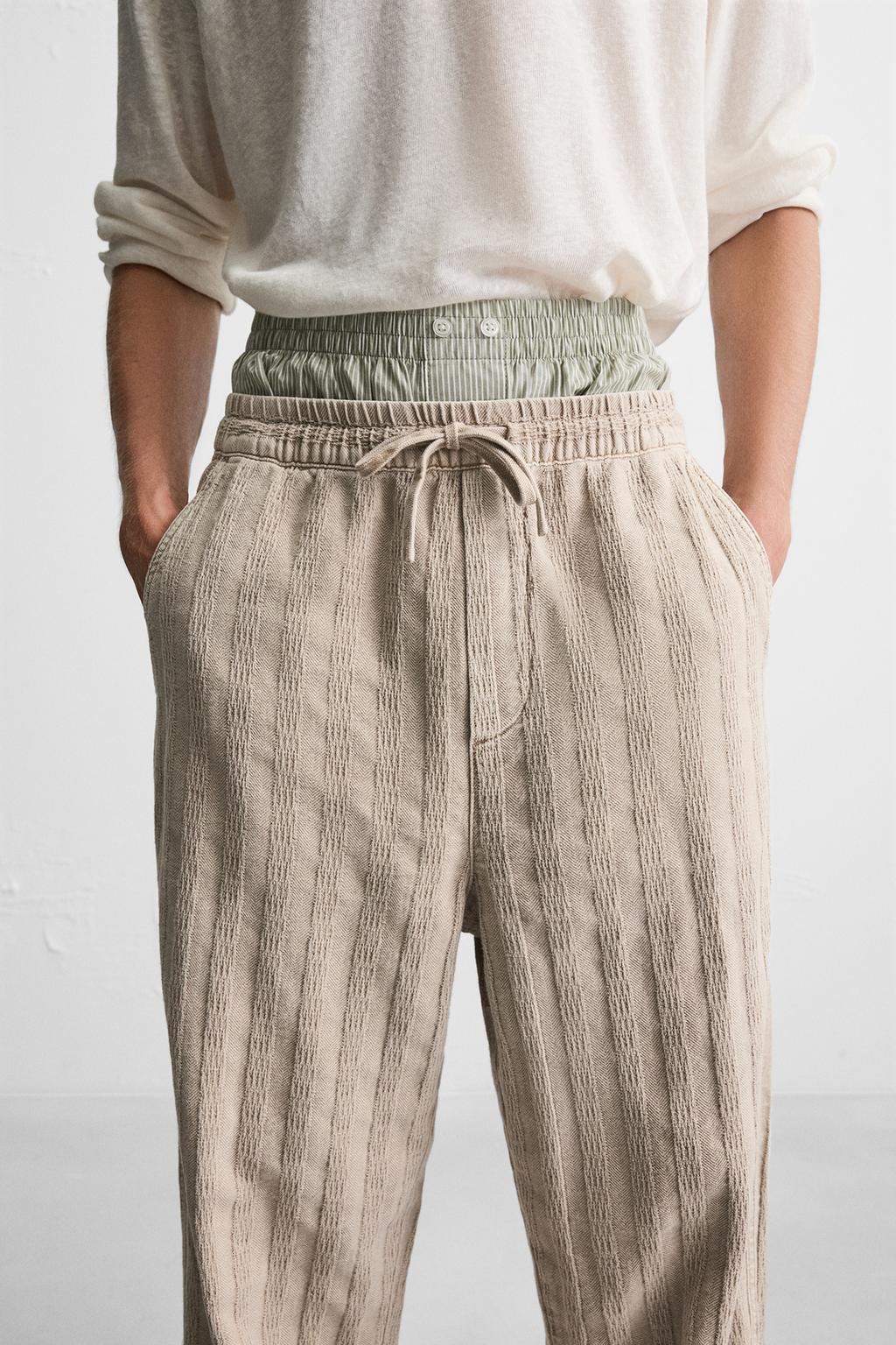 ЖАККАРДОВЫЕ БРЮКИ RELAXED FIT