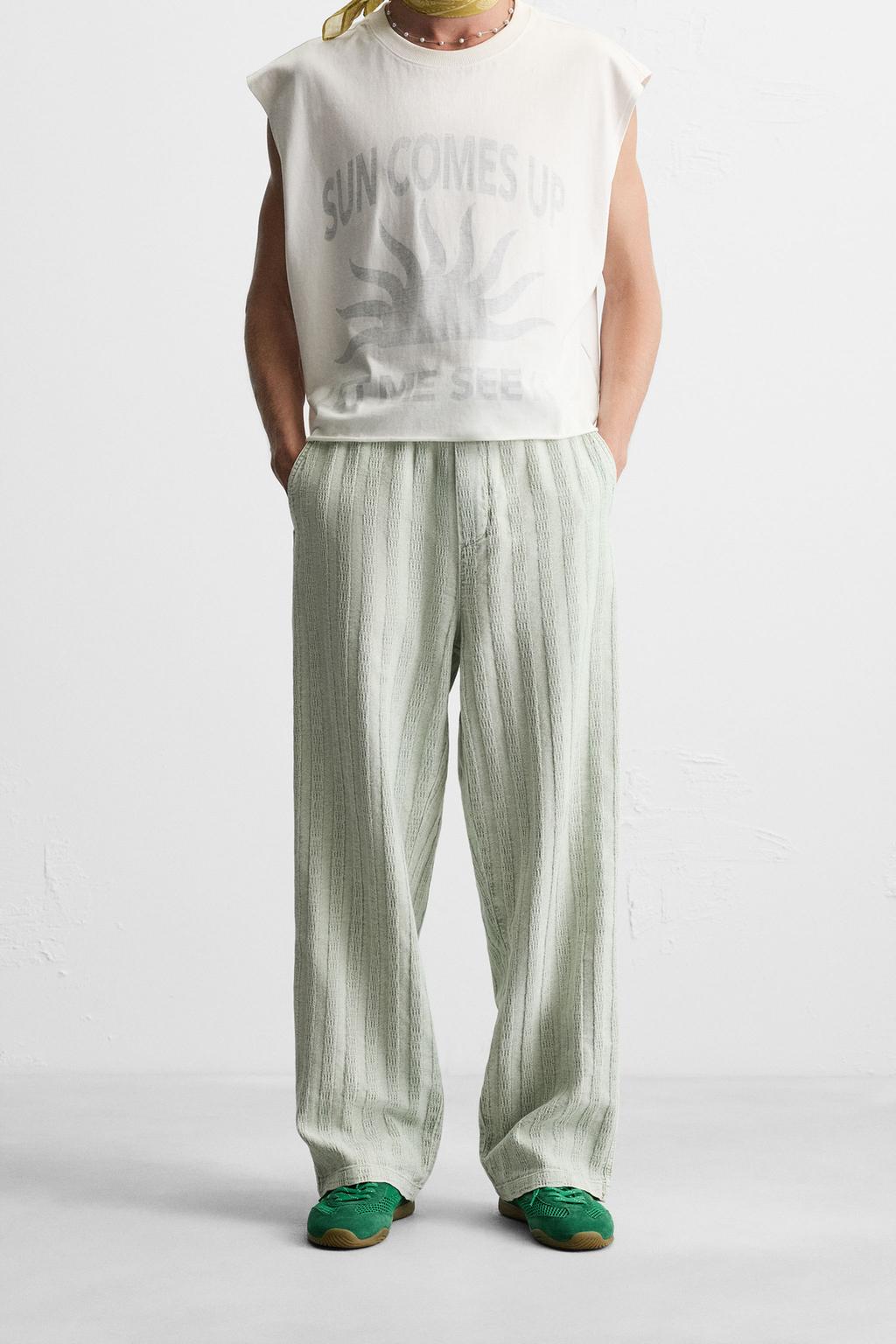 ЖАККАРДОВЫЕ БРЮКИ RELAXED FIT