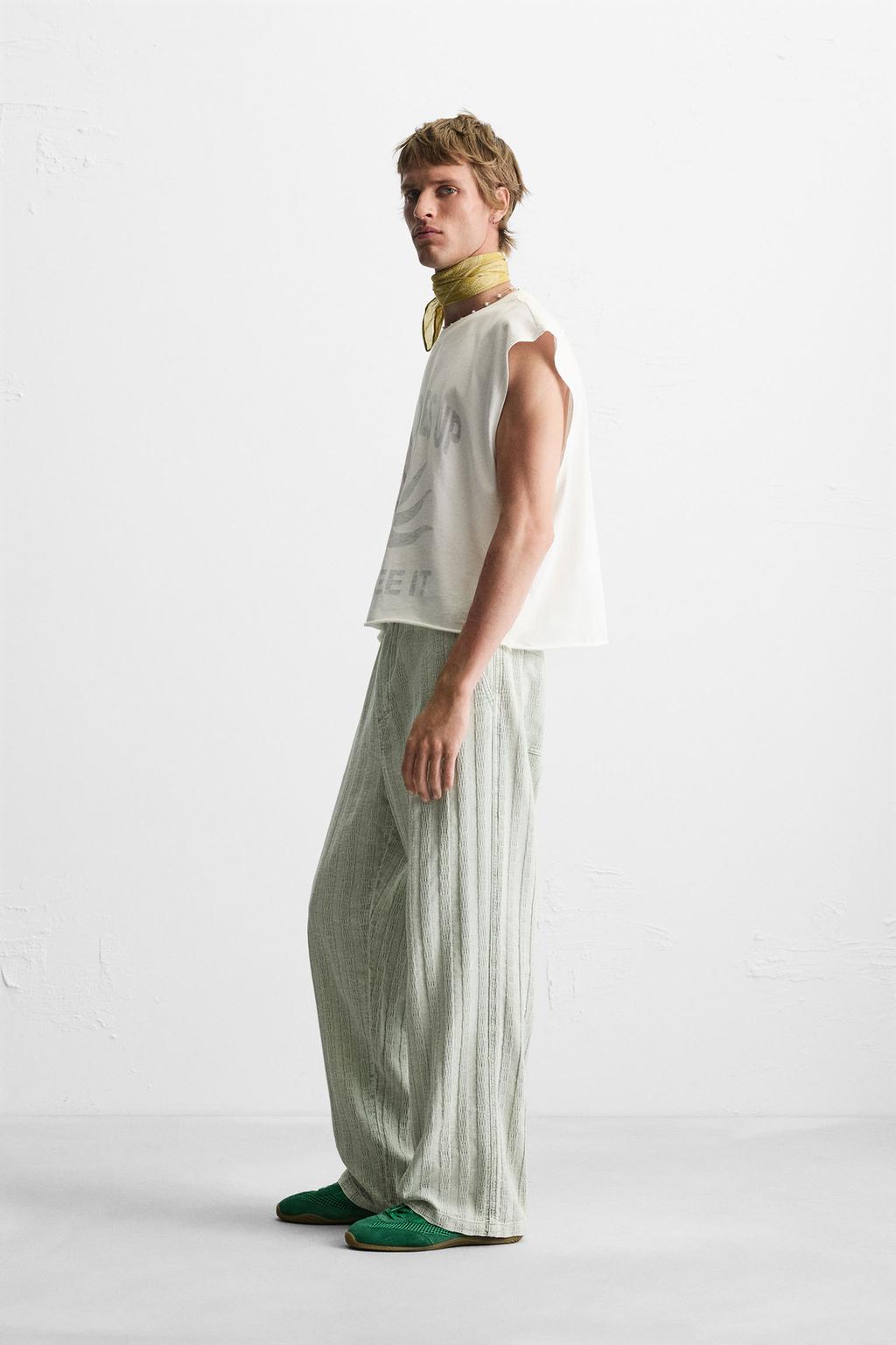 ЖАККАРДОВЫЕ БРЮКИ RELAXED FIT