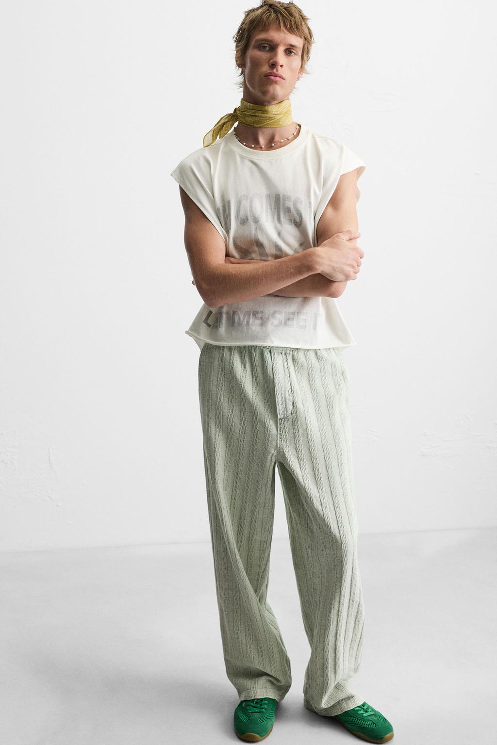ЖАККАРДОВЫЕ БРЮКИ RELAXED FIT