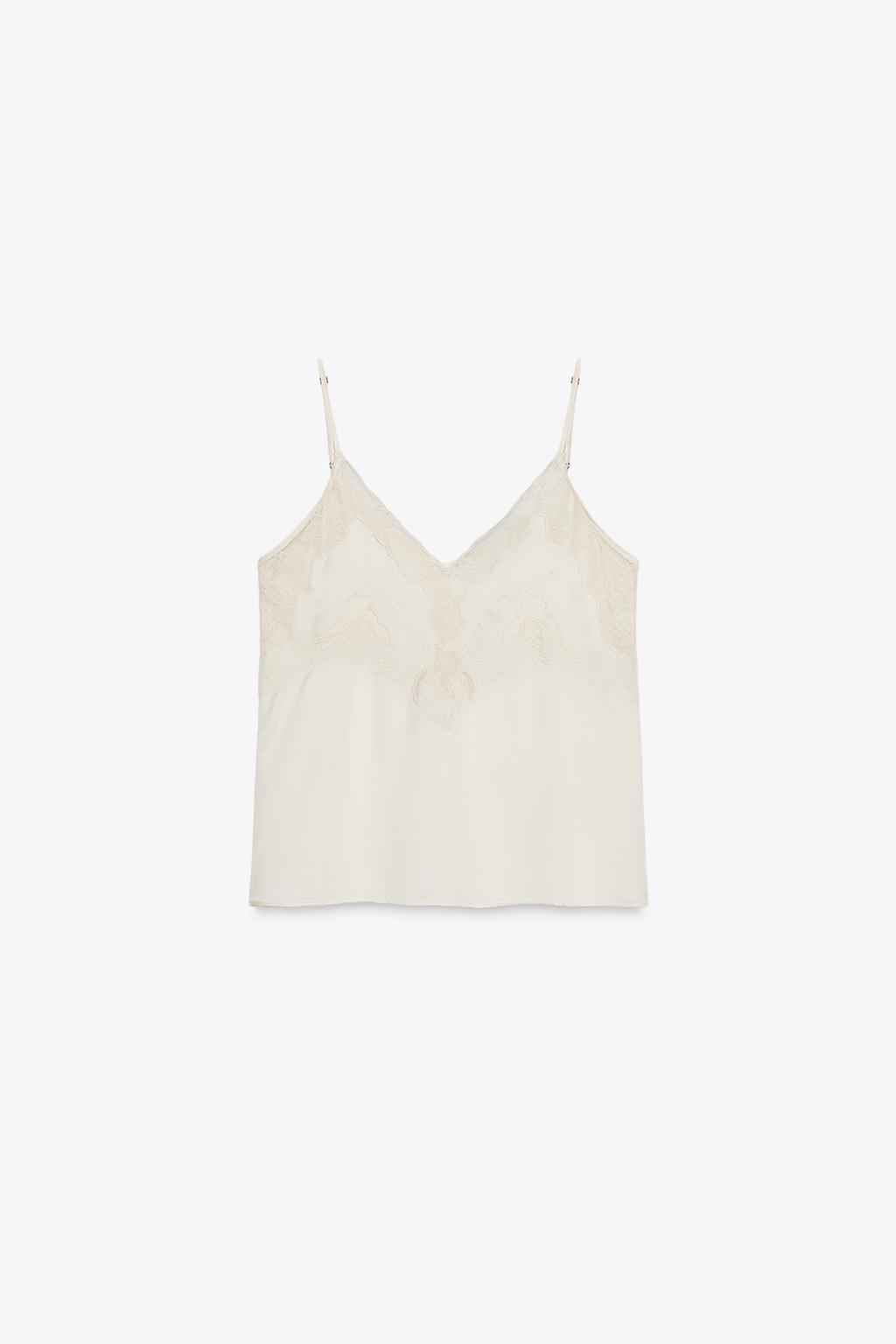 ТОП В БЕЛЬЕВОМ СТИЛЕ С КРУЖЕВОМ — ZW COLLECTION