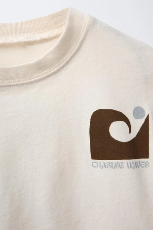 Футболка с принтом «серфинг»- Заказать в России