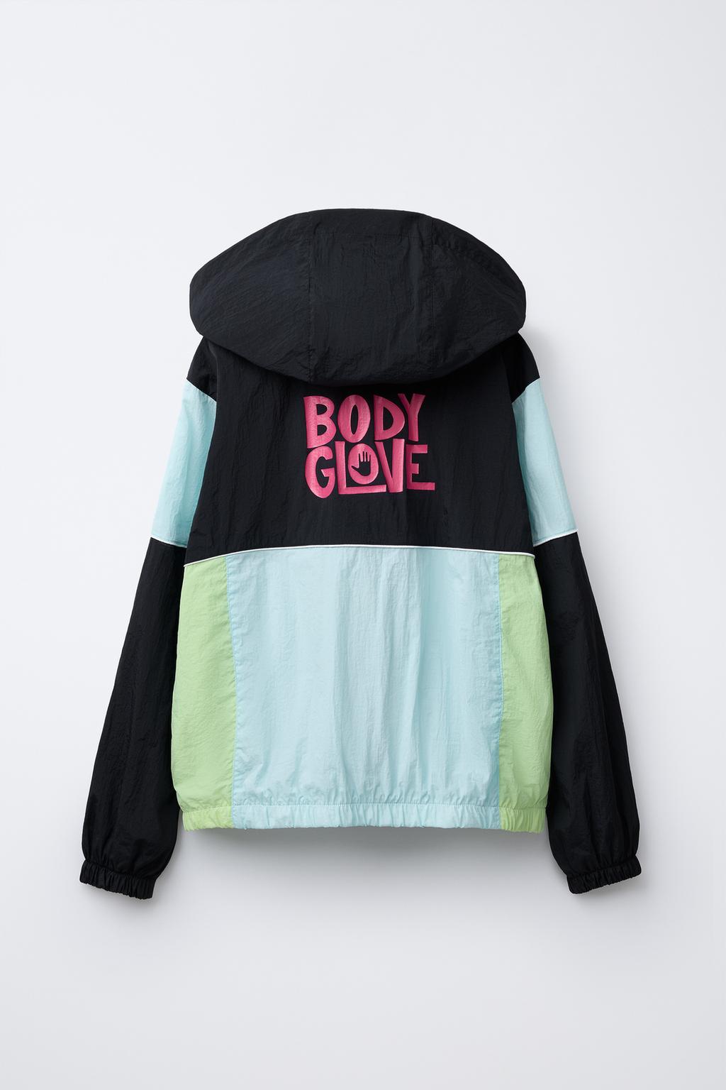 ЛЕГКИЙ ДОЖДЕВИК В СТИЛЕ КОЛОР-БЛОК ZARA X BODY GLOVE ®