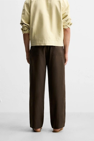 Струящиеся брюки RELAXED FIT- Заказать в России