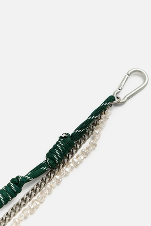 Комбинированная цепочка со шнурком- Заказать в России