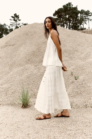 Топ с горловиной халтер и открытой спиной- Заказать в России