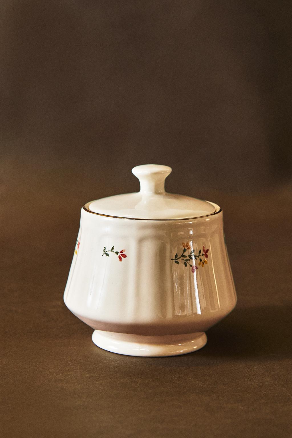 Сахарница porcelain floral