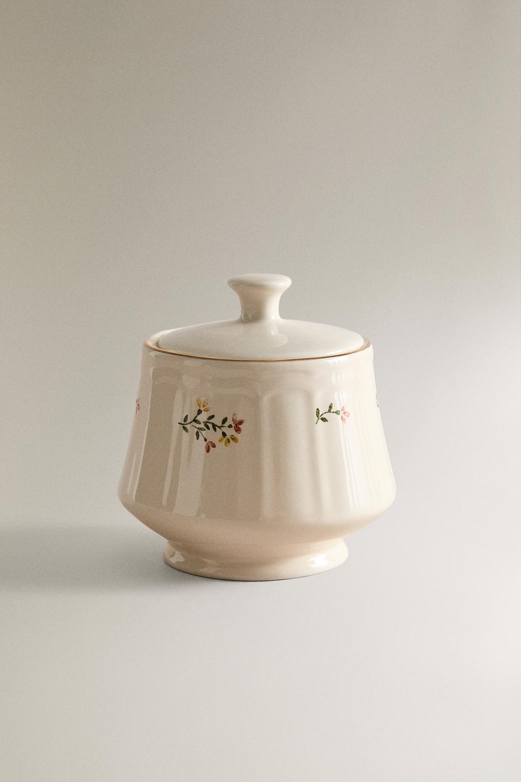 Сахарница porcelain floral