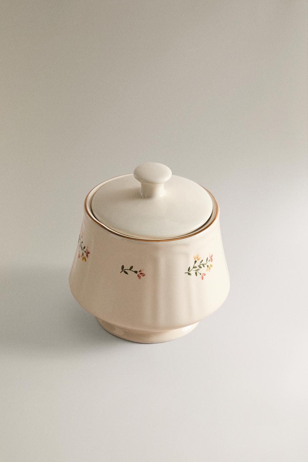 Сахарница porcelain floral