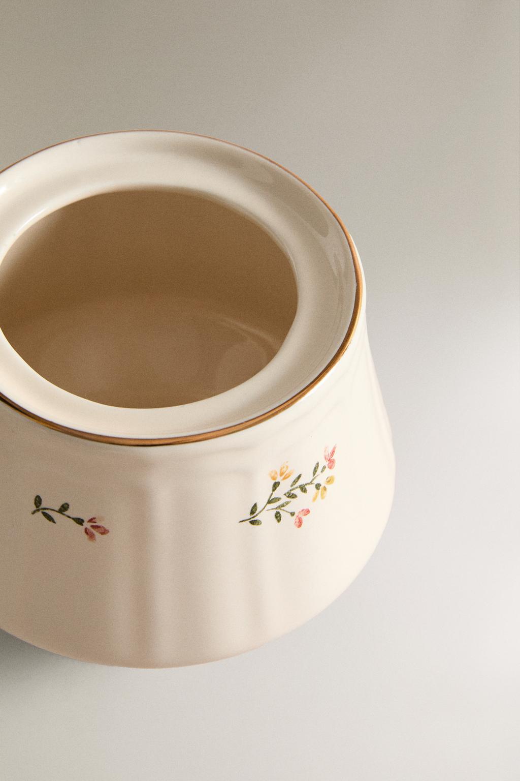 Сахарница porcelain floral