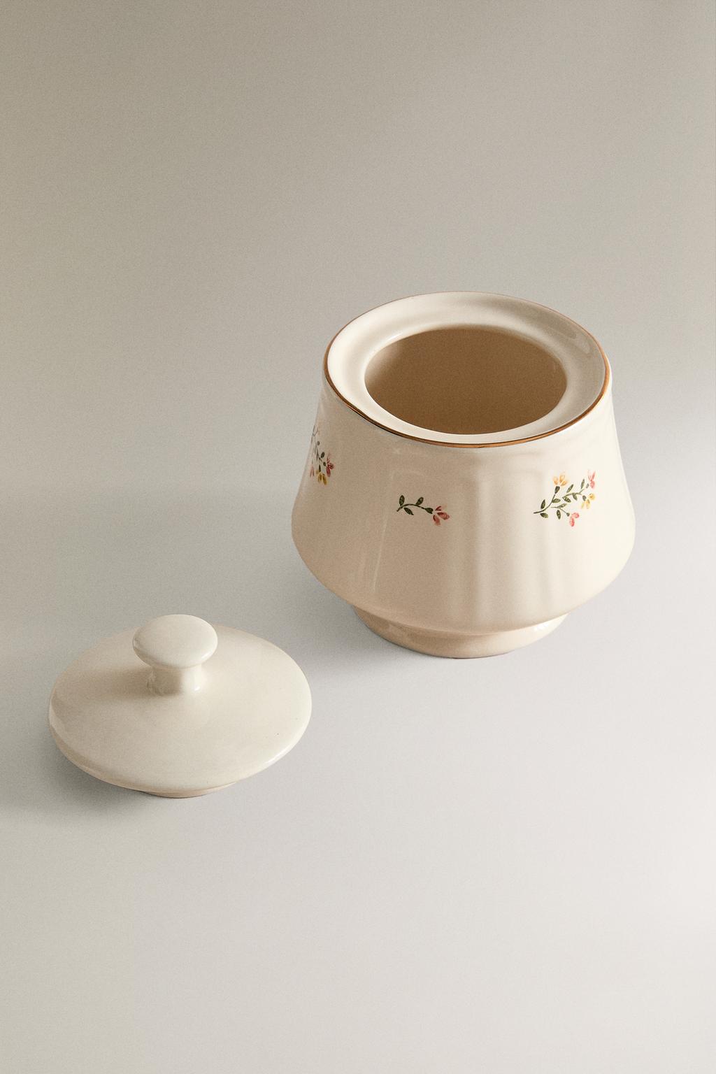 Сахарница porcelain floral