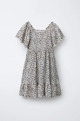 Купить Zara Платье с принтом в мелкий цветочек