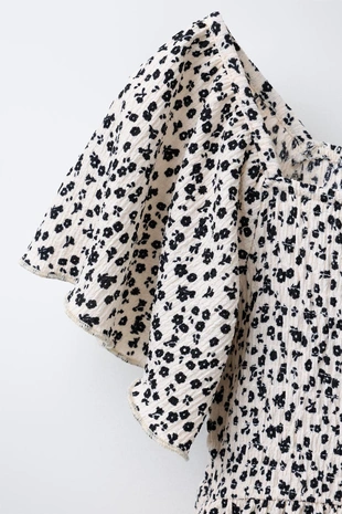 Платье с принтом в мелкий цветочек- Заказать в России