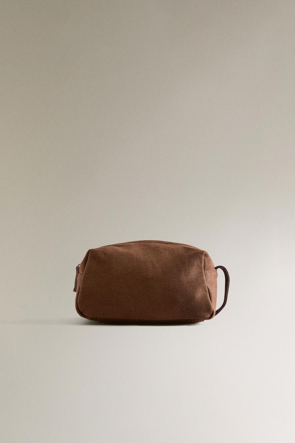 Средняя косметичка из холста