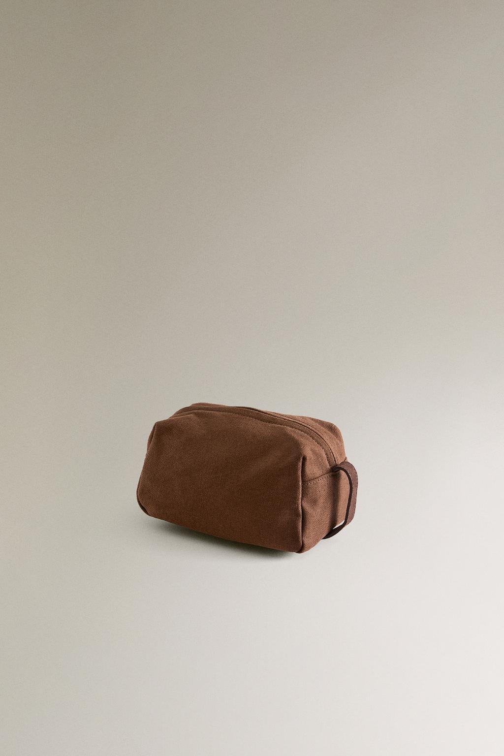 Средняя косметичка из холста