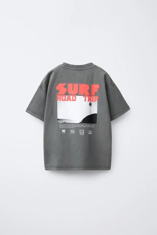 Футболка с принтом «серфинг»- Заказать в России