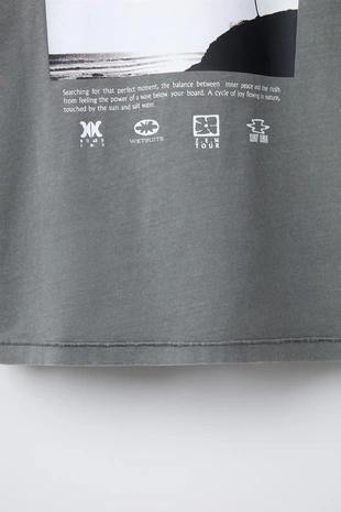 Футболка с принтом «серфинг»- Заказать в России