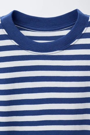 Набор из трех однотонных футболок и футболок в полоску- Заказать в России