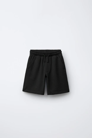 Комплект: рубашка с карманом и шорты-бермуды из ткани «бамбула»- Заказать в России