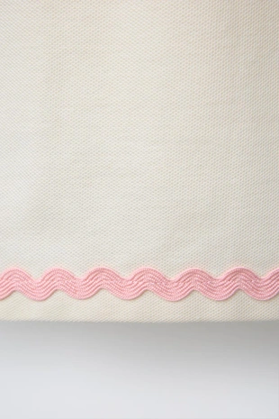 Футболка пиKе с волнистой тесьмой- Заказать в России