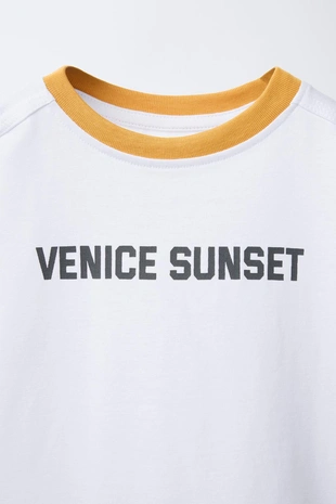 Футболка с текстовым принтом- Заказать в России