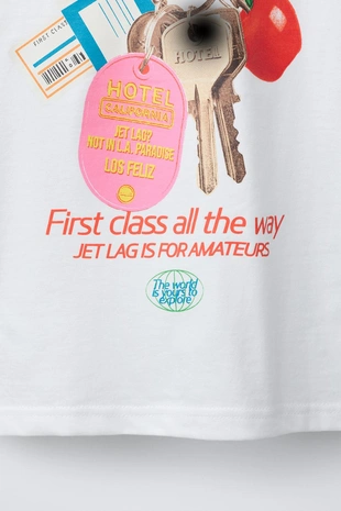 Футболка с принтом- Заказать в России