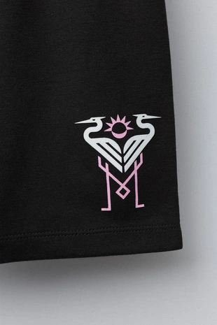 Прямые шорты-бермуды из мягкой ткани MIAMI CITY MLS ©- Заказать в России