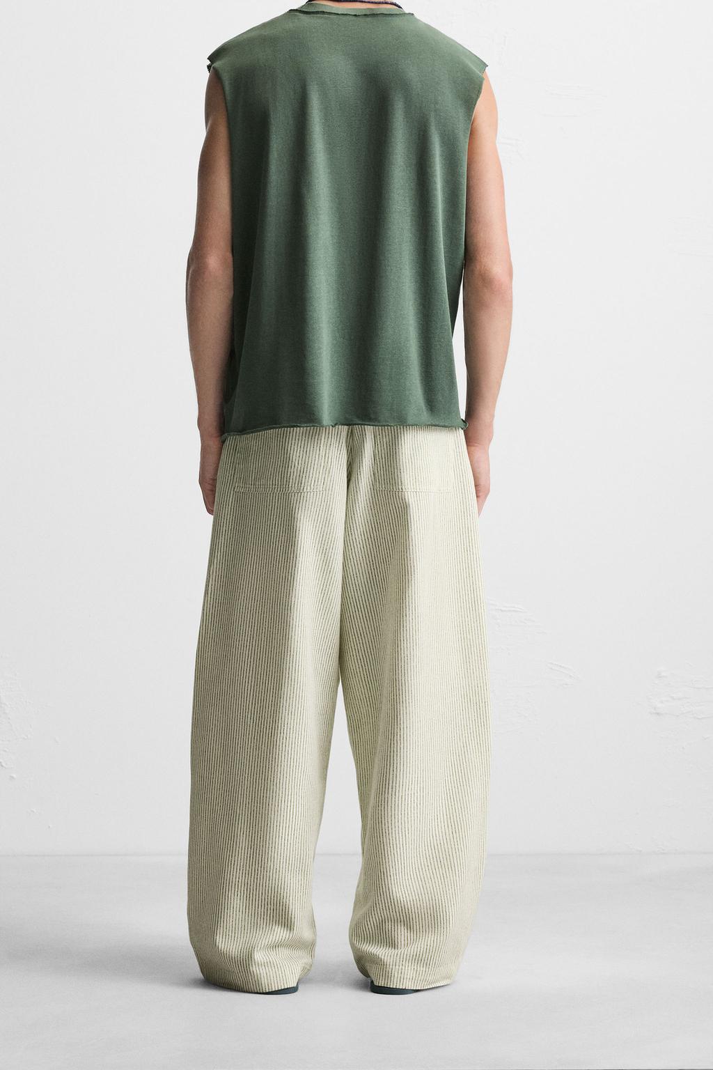 БРЮКИ BAGGY FIT В ПОЛОСКУ