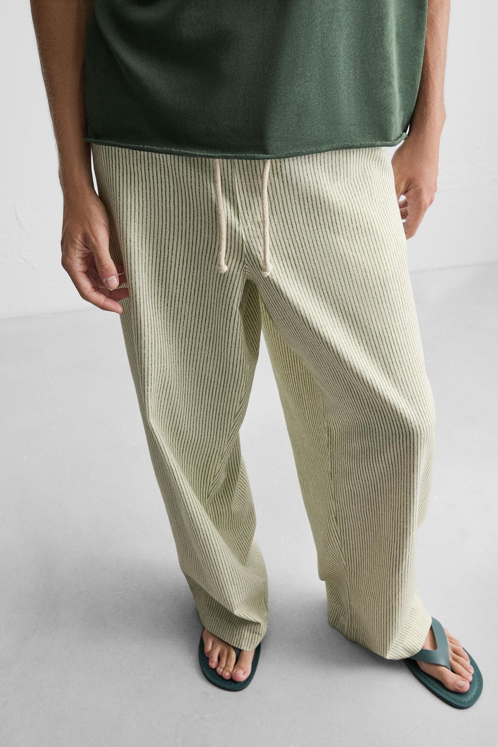 БРЮКИ BAGGY FIT В ПОЛОСКУ
