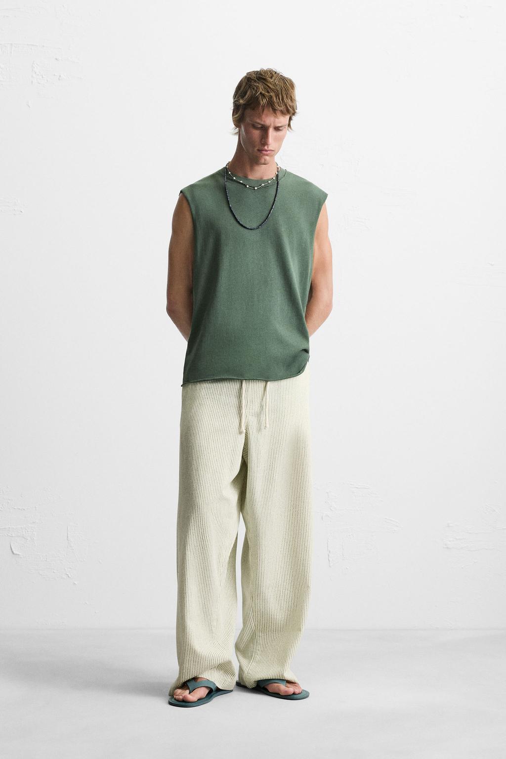 БРЮКИ BAGGY FIT В ПОЛОСКУ