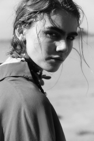 Рубашка из смесового льна с широкими рукавами- Заказать в России