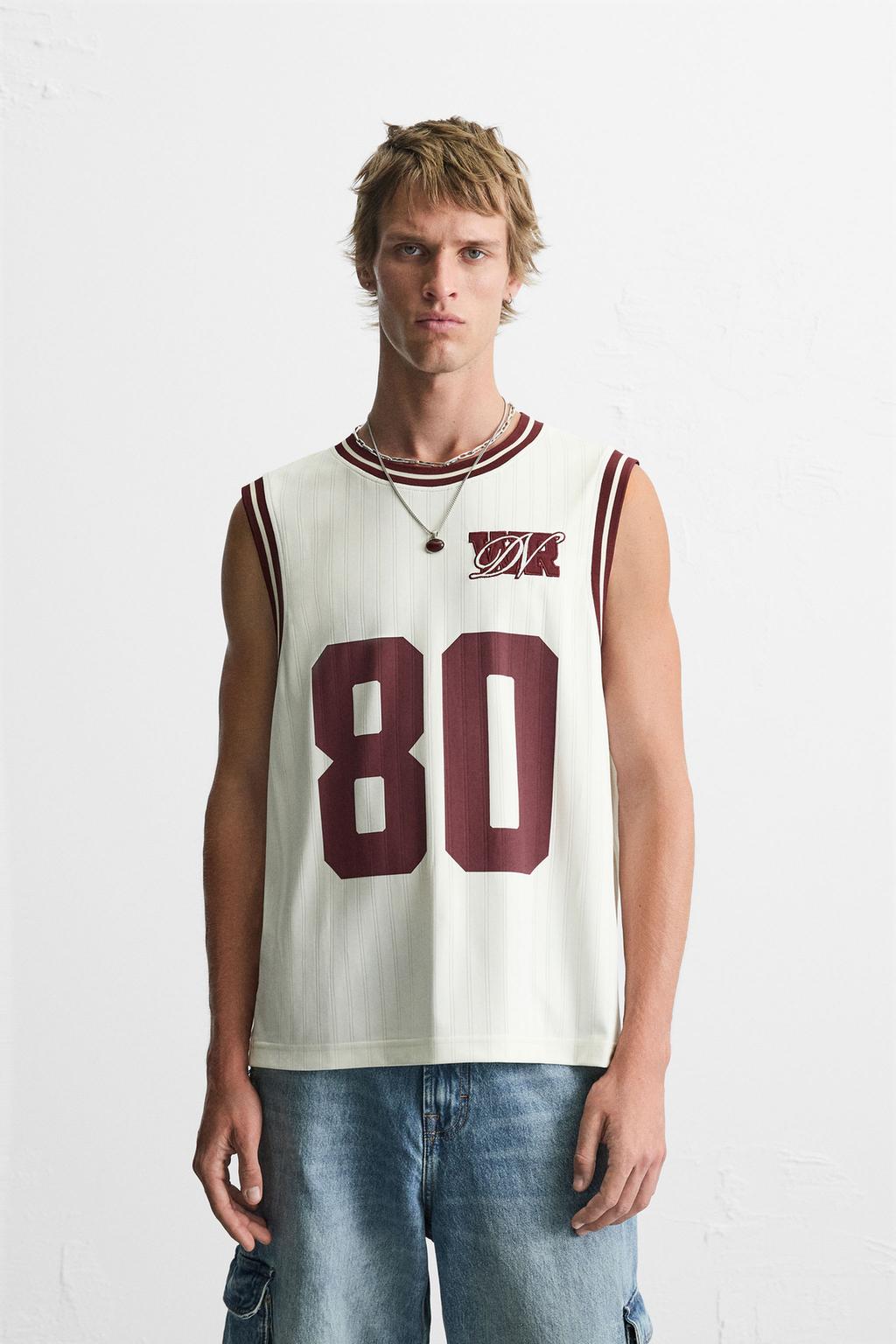 КОМБИНИРОВАННАЯ МАЙКА В СТИЛЕ VARSITY