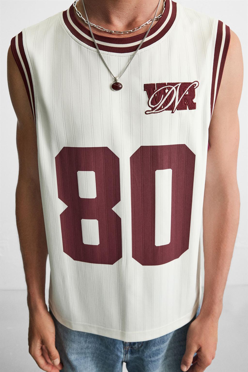 КОМБИНИРОВАННАЯ МАЙКА В СТИЛЕ VARSITY